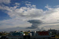 Clouds and buildings from work (looking south)