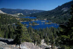 Echo Lake from the north, edge of Desolation Wilderness
