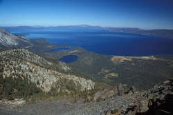 Lake Tahoe, Emerald Bay and Cascade Lake from Mt Tallac