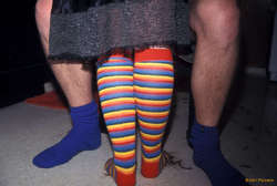 Colourful sock people (Karl and Karalee)