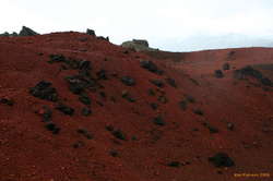 Black rocks, red rocks
