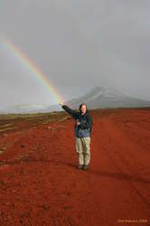 Ute about to climb onto the rainbow