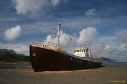 The abanonded fishing boat Garðar
