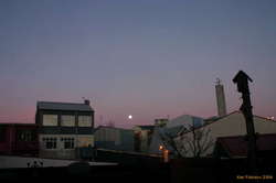 Moonset from my balcony