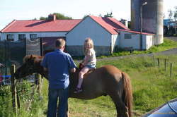 Birta on horseback