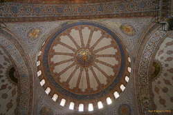 Roof dome in the Blue Mosque