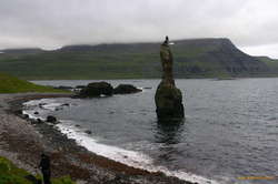 Drangur, a seastack by Bolungarvík