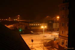 Late night unexpected snowshower