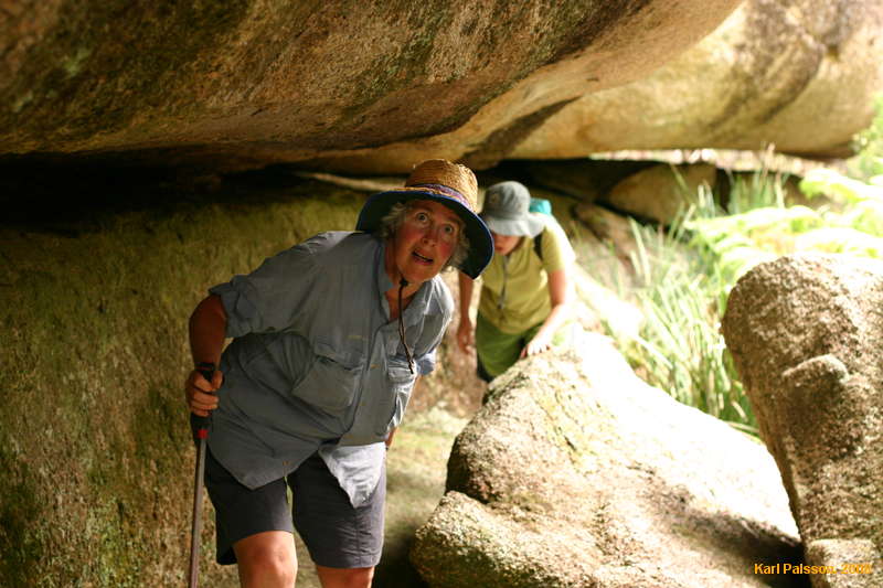 Mum exploring South Bald Rock
