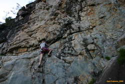 Ash taking off upwards on Slider Wall