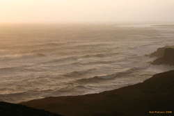 Waves rolling in near grindavík
