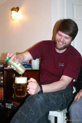 The man and his beer

