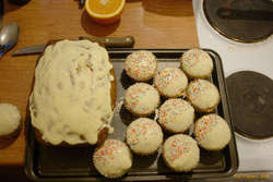 Lemon Poppyseed cake and patty cakes