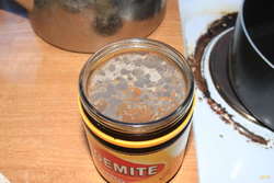 Have you ever seen mouldy vegemite? Sealed jar, best before July 09, opened today