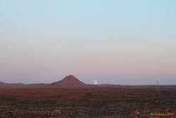Moonrise near Keilir