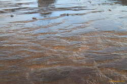Rippled flowstone at Geysir