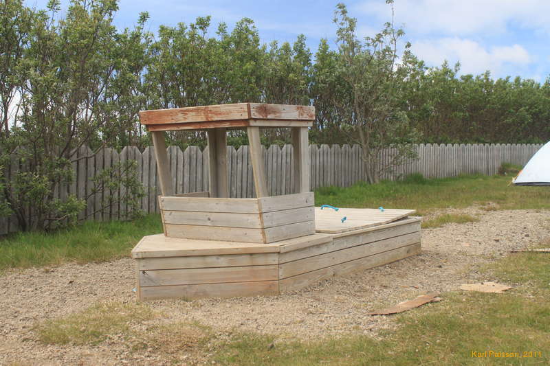 Icelandic playground toys are fishing boats