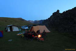 Camping in Berserkjahraun