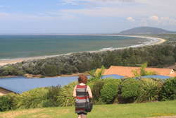 Looking over Seven Mile Beach towards Nowra