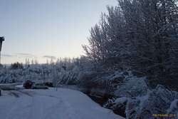 Winter afternoon in Mosfellsbær
