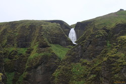 Looking up from low in Þórisgil