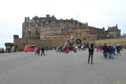 Me at Edinburgh Castle