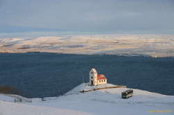 Wintry church