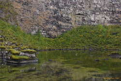 Botnvatn at Ásbyrgi
