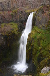 Waterfall on GljÃºfursÃ¡, east of VopnafjÃ¶rÃ°ur
