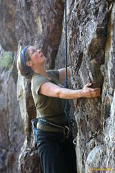 Erica climbing

