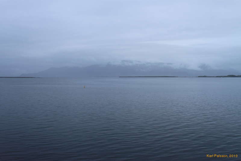 Esja over the bay